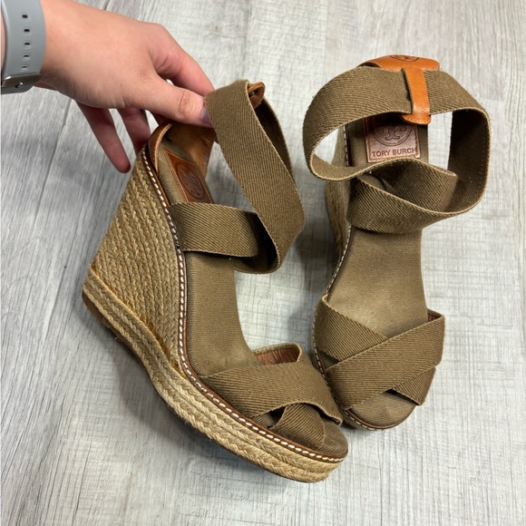 Tory Burch Shoes - Tory Burch Wedges Taupe Size 8